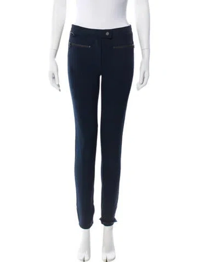 Pre-owned Erin Snow Skinny Leg Pants W/ Tags In Blue