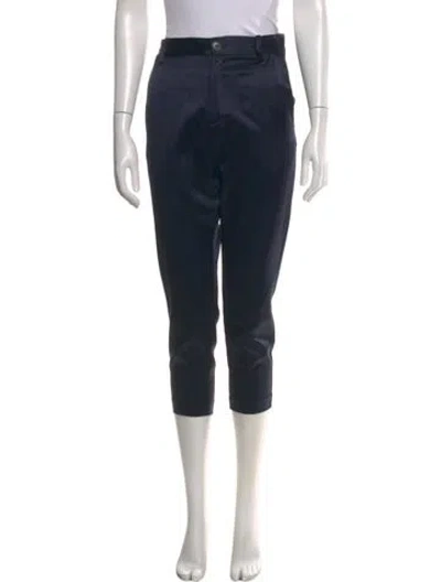 Pre-owned Erin Snow Wide Leg Pants In Blue