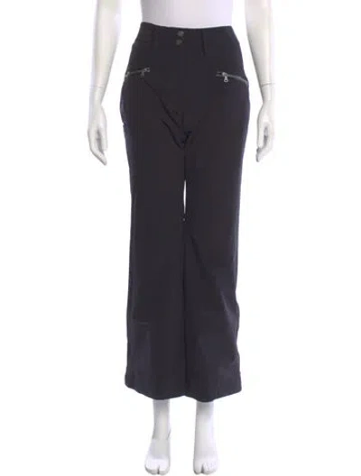 Pre-owned Erin Snow Wide Leg Pants In Gray