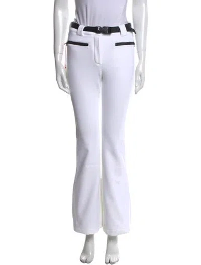 Pre-owned Erin Snow Wide Leg Pants In White