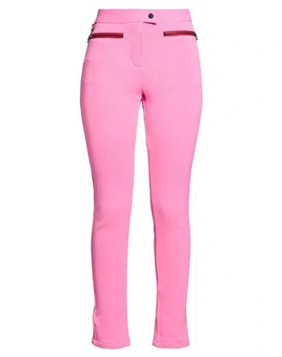 Erin Snow Woman Pants Pink Size 8 Nylon, Viscose, Elastane