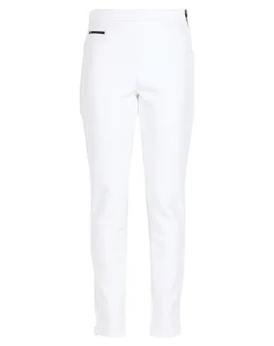 Erin Snow Woman Pants White Size 10 Polyester, Nylon, Elastane