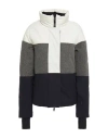 Erin Snow Woman Puffer Charcoal Size 4 Recycled Polyester, Merino Wool, Polyurethane, Elastane In Grey