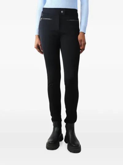 Pre-owned Erin Snow Zip-pocket Ski Pants In Black