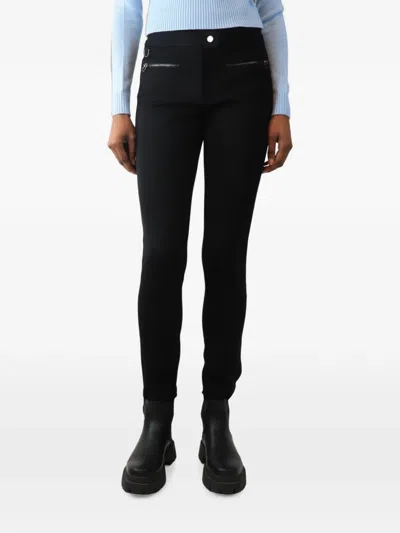 Pre-owned Erin Snow Zip-pocket Ski Pants In Black