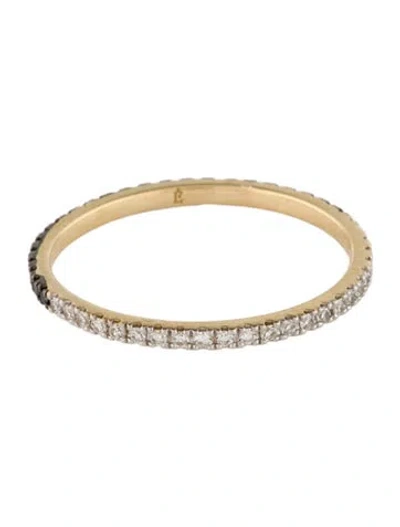 Pre-owned Eriness 14k Diamond Stacking Band In Multi