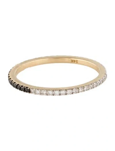 Pre-owned Eriness 14k Diamond Stacking Band In Multi