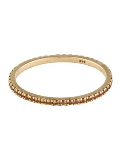 Pre-owned Eriness 14k Sapphire Eternity Band In Multi