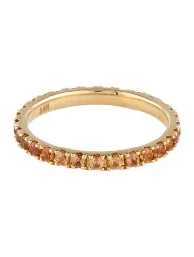 Pre-owned Eriness 14k Sapphire Eternity Band In Multi