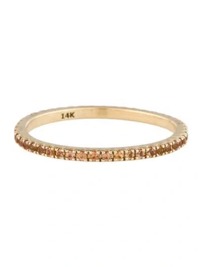 Pre-owned Eriness 14k Sapphire Eternity Band In Multi
