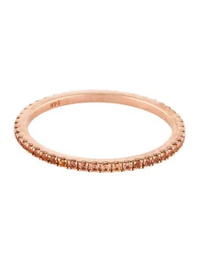 Pre-owned Eriness 14k Sapphire Eternity Band In Multi