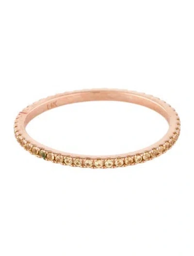 Pre-owned Eriness 14k Sapphire Eternity Band In Multi