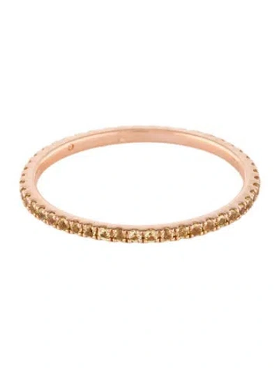 Pre-owned Eriness 14k Sapphire Eternity Band In Multi