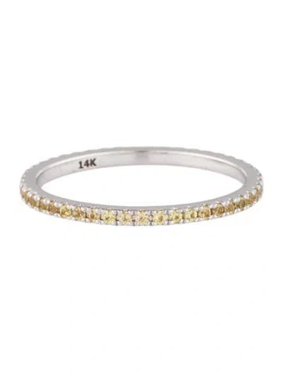 Pre-owned Eriness 14k Sapphire Eternity Band In Multi