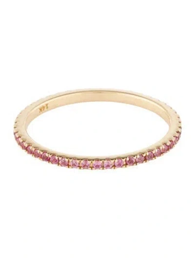 Pre-owned Eriness 14k Sapphire Eternity Band In Multi