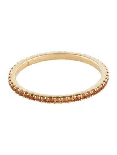 Pre-owned Eriness 14k Sapphire Eternity Band In Multi