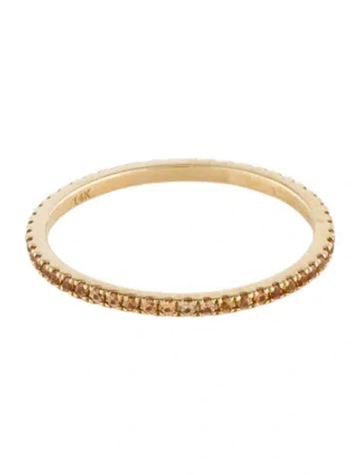 Pre-owned Eriness 14k Sapphire Eternity Band In Multi