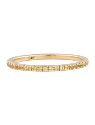 Pre-owned Eriness 14k Sapphire Eternity Band In Multi