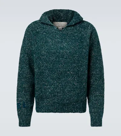 Erl Alpaca, Wool, And Cotton-blend Sweater In Gold