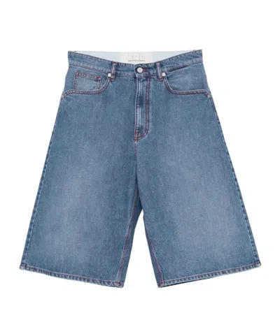 ERL BELT-LOOP DENIM SHORTS