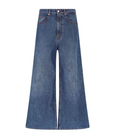 Erl Belt-loop Jeans In Blue
