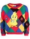 Erl Appliquéd Embroidered Patchwork Virgin Wool-blend Sweater
