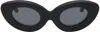 Erl Black Betty Sunglasses In Black