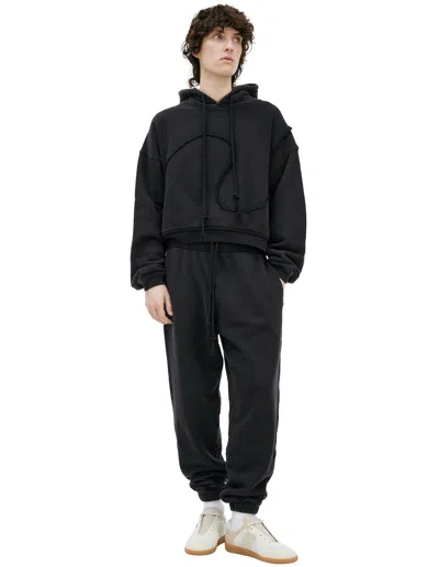 Erl Black Cotton Trousers