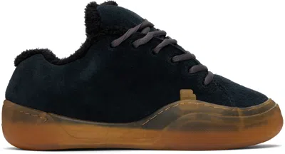 ERL BLACK VAMP SKATE SNEAKERS