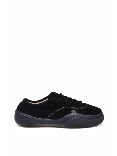Erl Black Velvet Coupe Sneakers