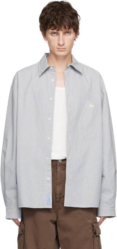 ERL BLUE CHECK SHIRT