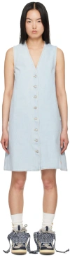 Erl Blue Levi's Edition Denim Minidress In 1 Blue