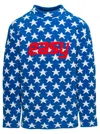 Erl Blue Easy Fleece Sweatshirt In Royal Blue