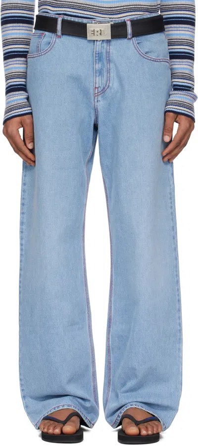 Erl Blue Straight Venice Jeans