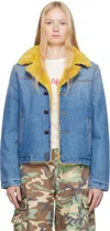 Erl Blue Venice Denim Jacket In 1 Blue