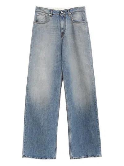 Erl Breakwater-wash Jeans In Blue