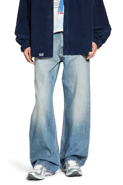 Erl Breakwater Wash Jeans In Blue