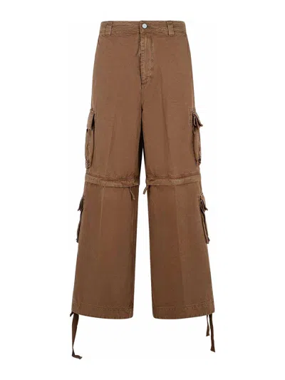 Erl Brown Cotton Trousers