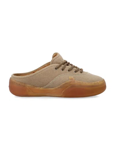 Erl Brown Low Mule Trainers