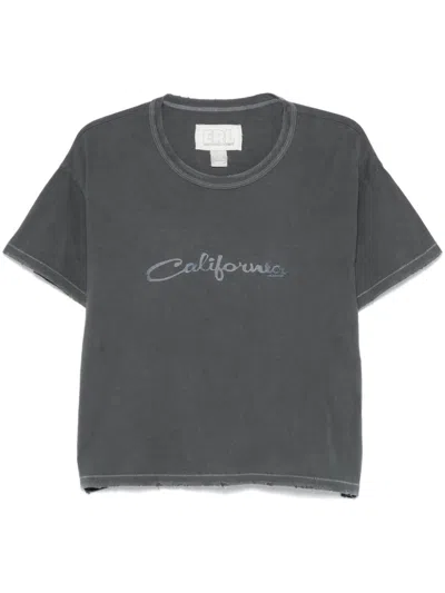 Erl California T-shirt In Gray