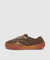 Erl Camino Low Skate Sneaker In Brown