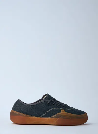 Erl Camino Low Skate Sneakers In Black