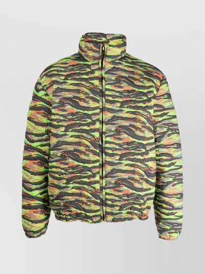 ERL COTTON CAMOUFLAGE-PRINT QUILTED DOWN JACKET