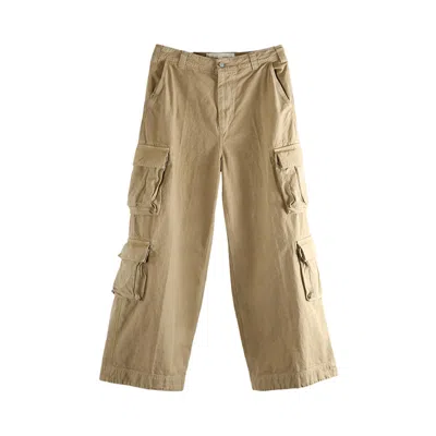 Pre-owned Erl Cargo Pants Woven 'beige' | Tan | Men's Size S In Brown