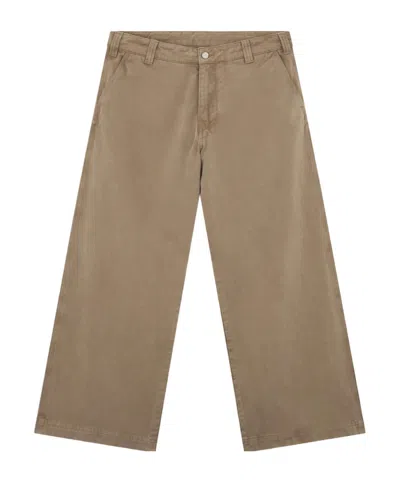 Erl Casual Pants With Belt Loops In Brown
