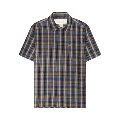 Pre-owned Erl Check Woven Shirt 'grey' | Men's Size M In Gray