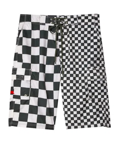 ERL CHECKED SWIMMING TRUNKS