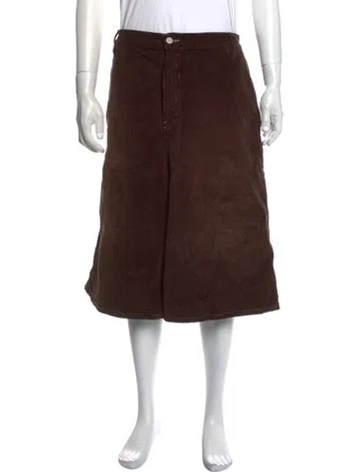 Pre-owned Erl Chino Shorts In Brown