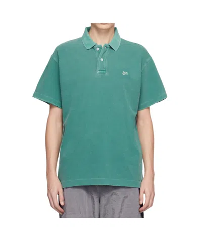 Erl Classic Polo Shirt In Green