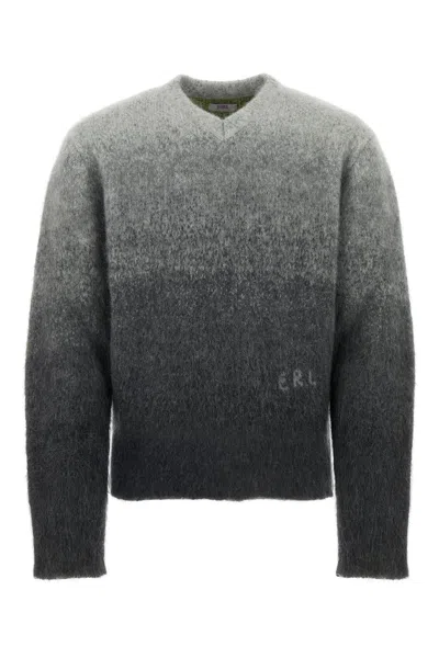 Erl Classic Pullover Knit-l Nd  Male,female In Gray